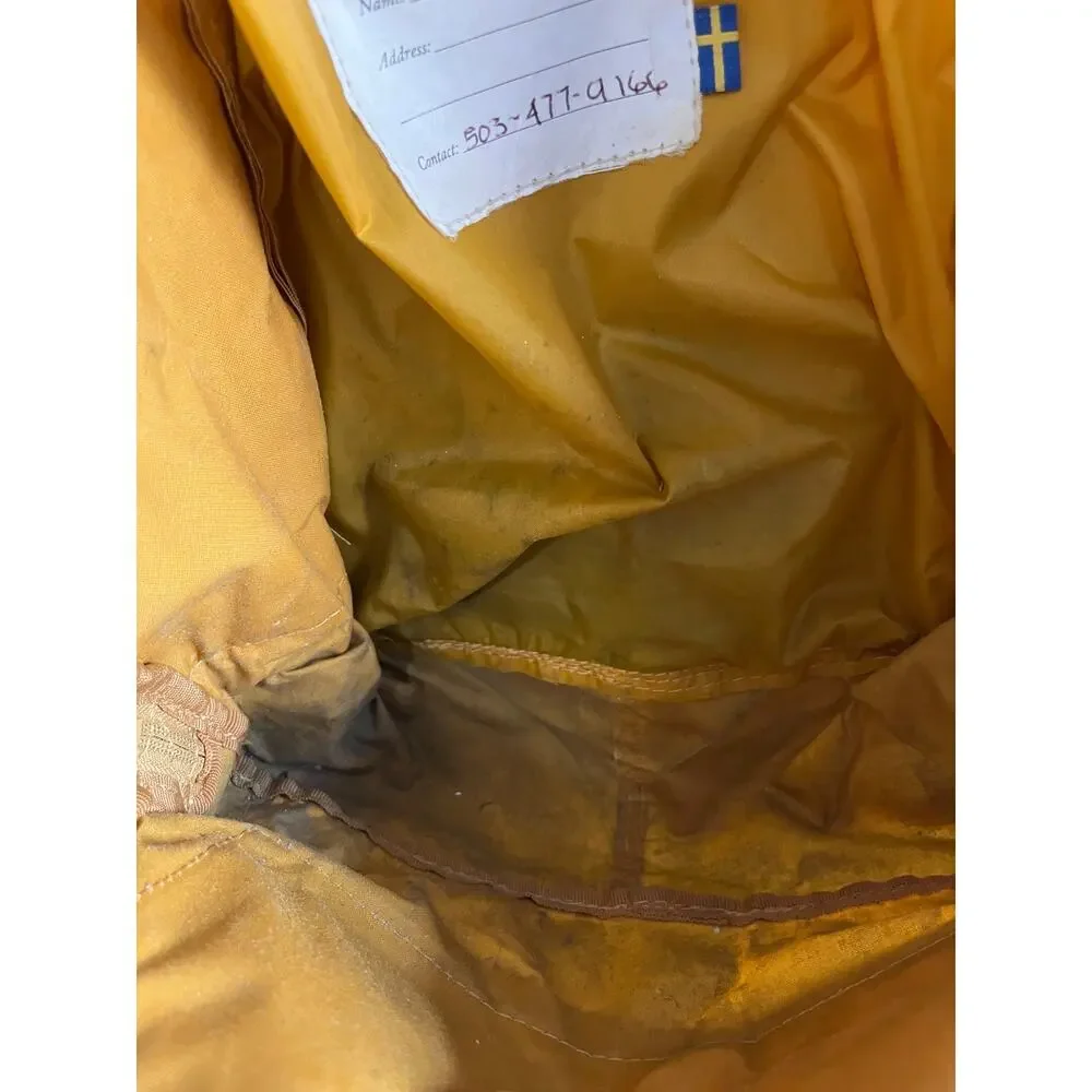 Fjallraven kanken pack yellow